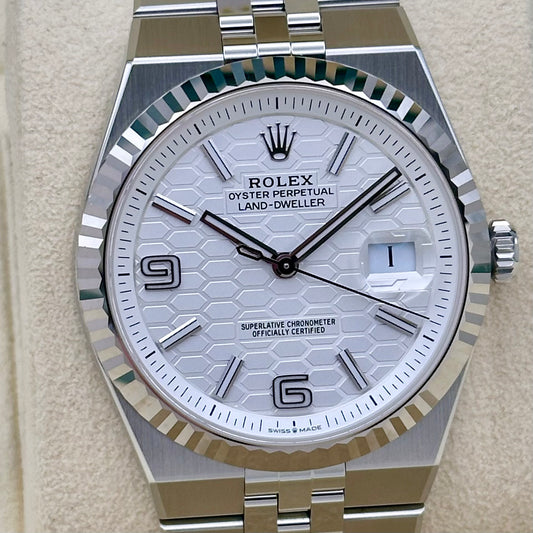 Land-Dweller 40 18K White Gold Ref 127334 2026