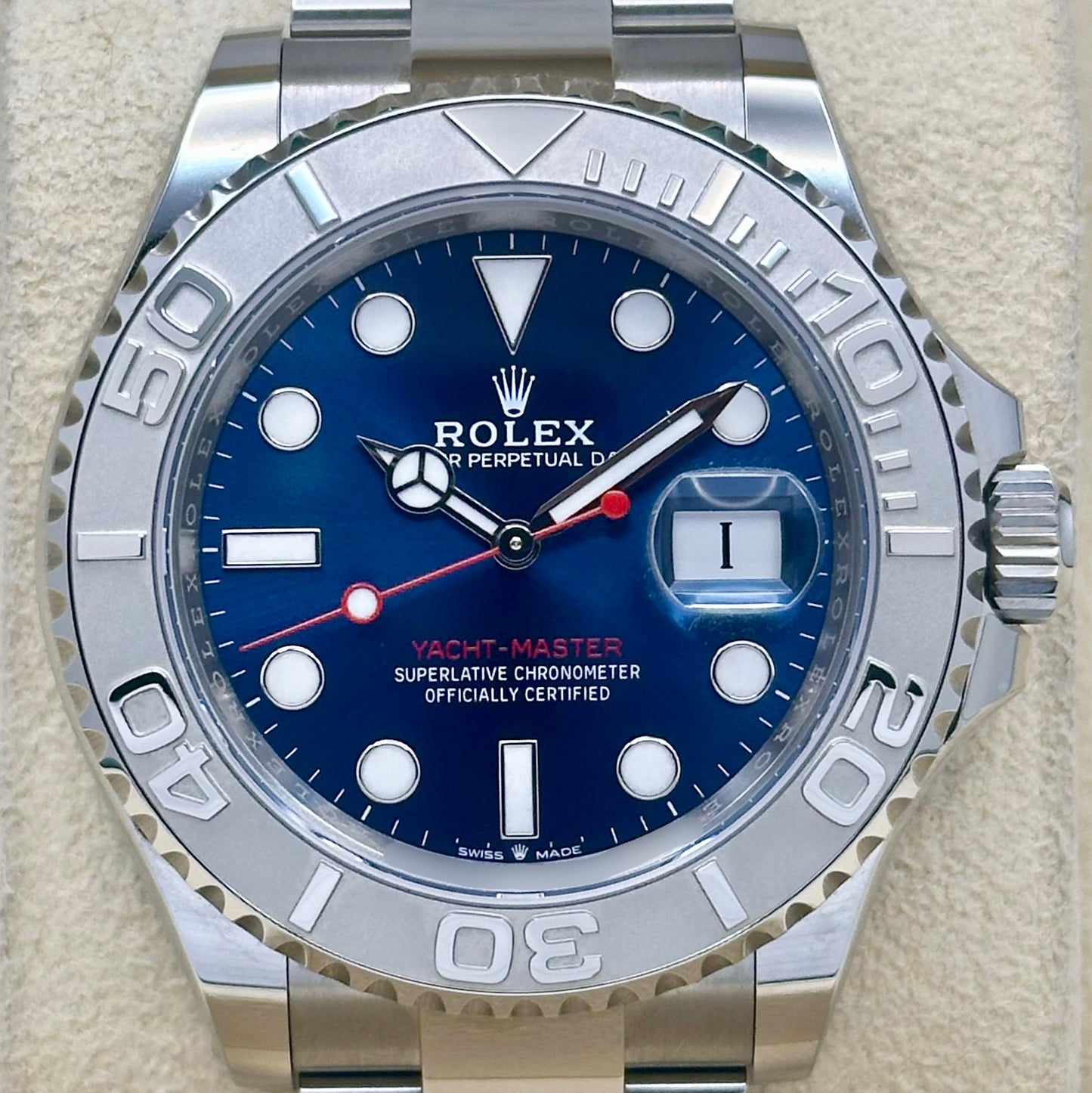 Yacht-Master 40 Platinum Blue Ref 126622 2025
