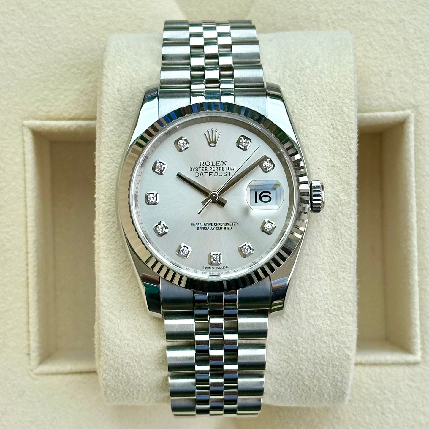 Datejust 36 Diamond Dial Ref 116234 2013