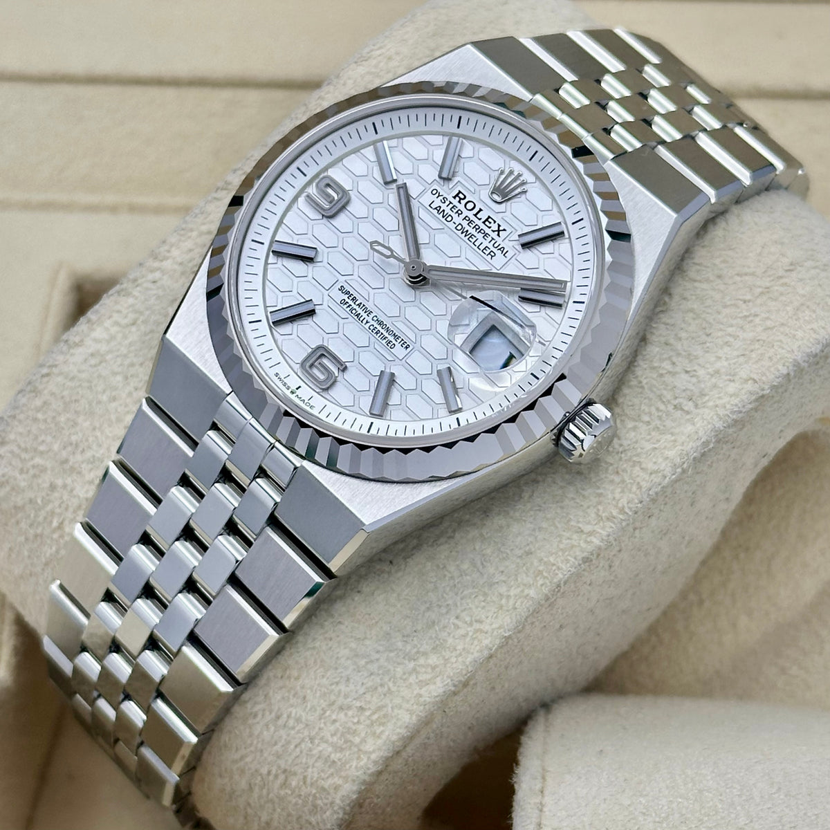 Land-Dweller 36 18K White Gold Ref 127234 2026