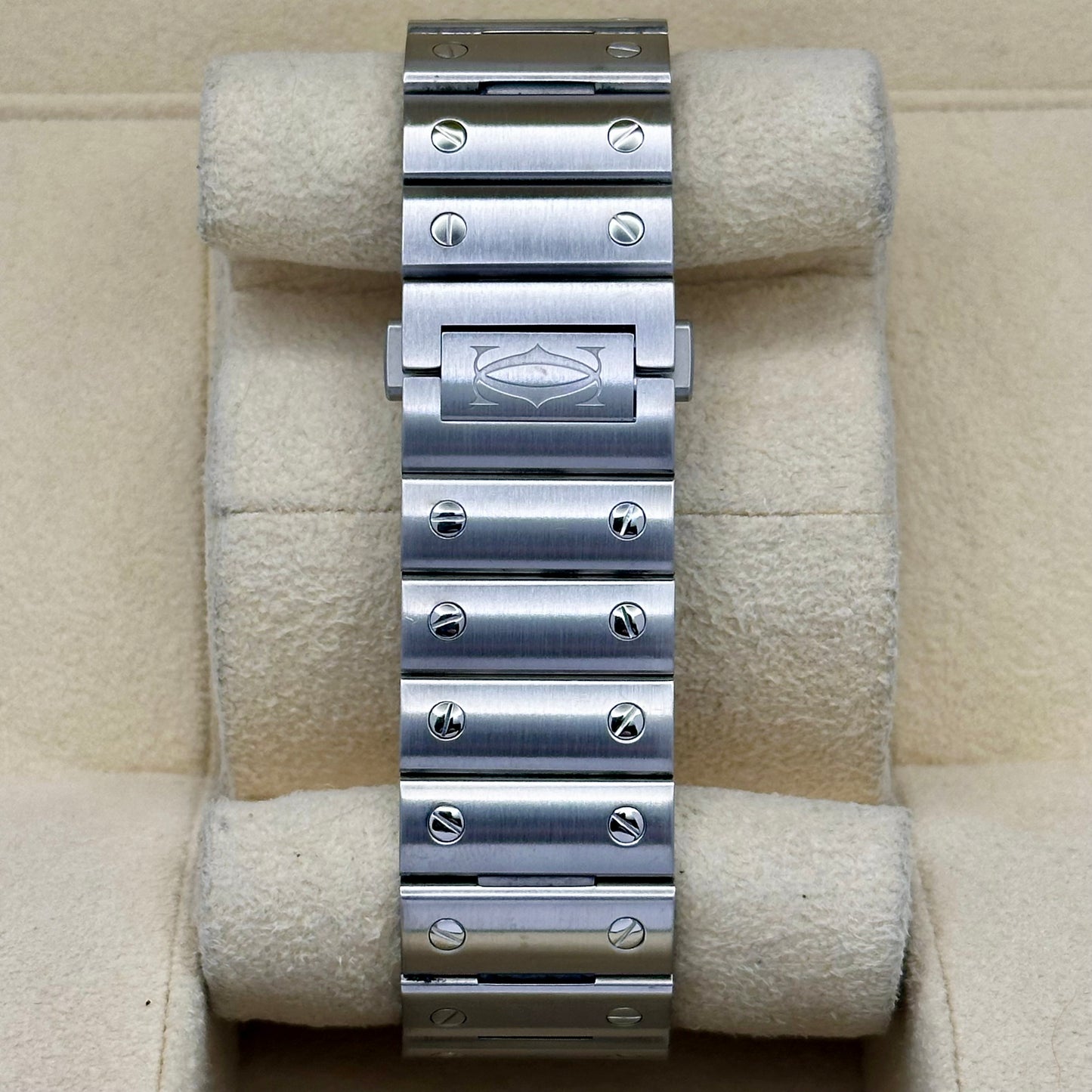 Santos Large Blue Dial Ref WSSA0071 2025
