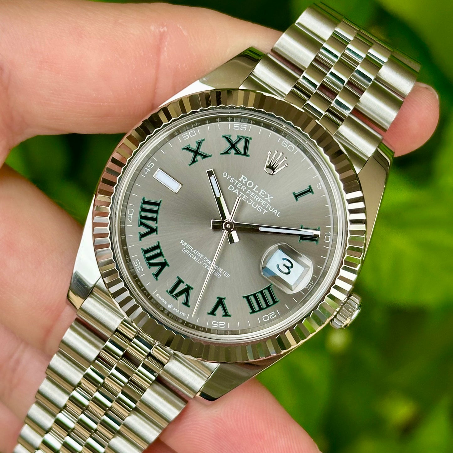 Datejust 41 Wimbledon Dial Ref 126334 2021