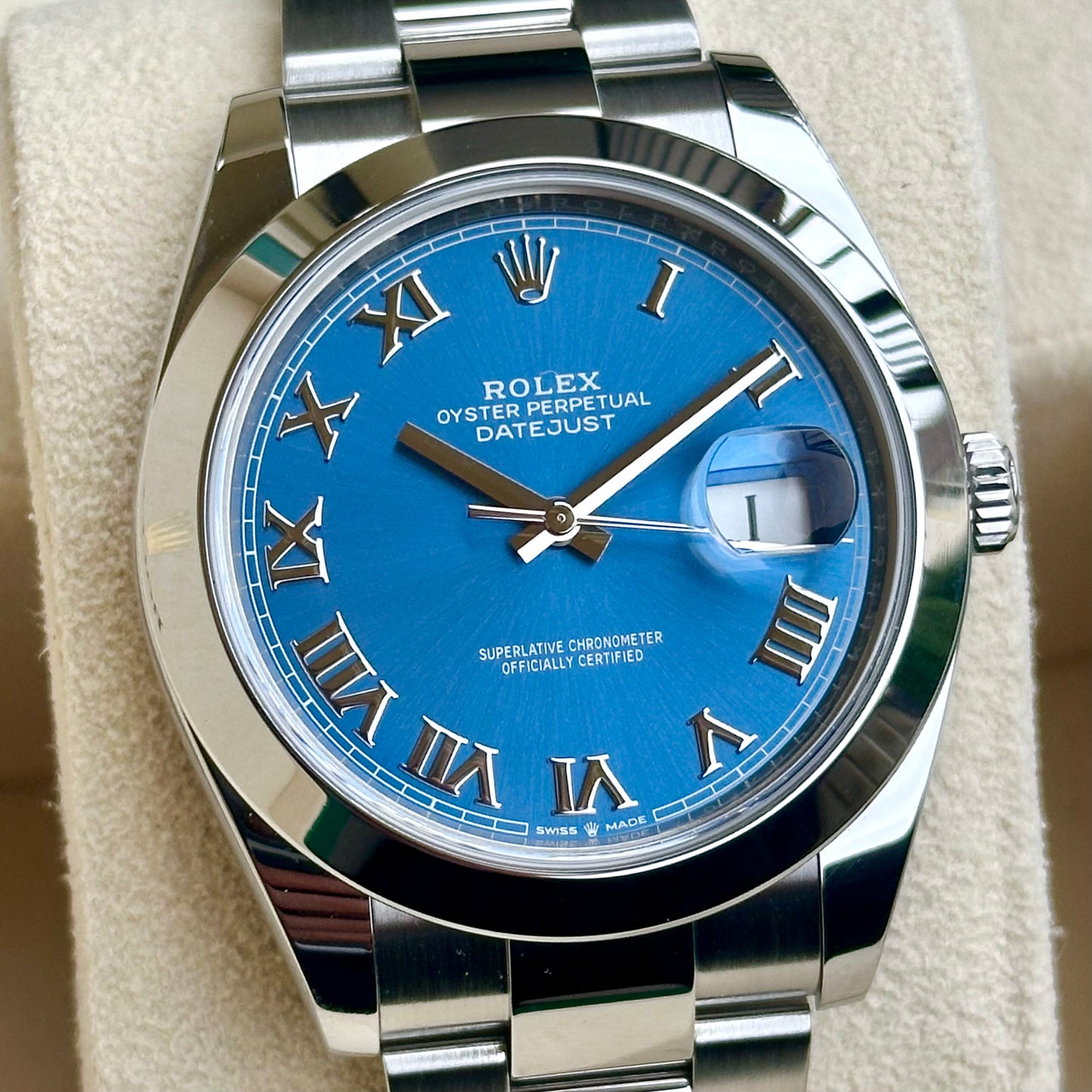 Datejust 41 Azzurro Blue Ref 126300 2020