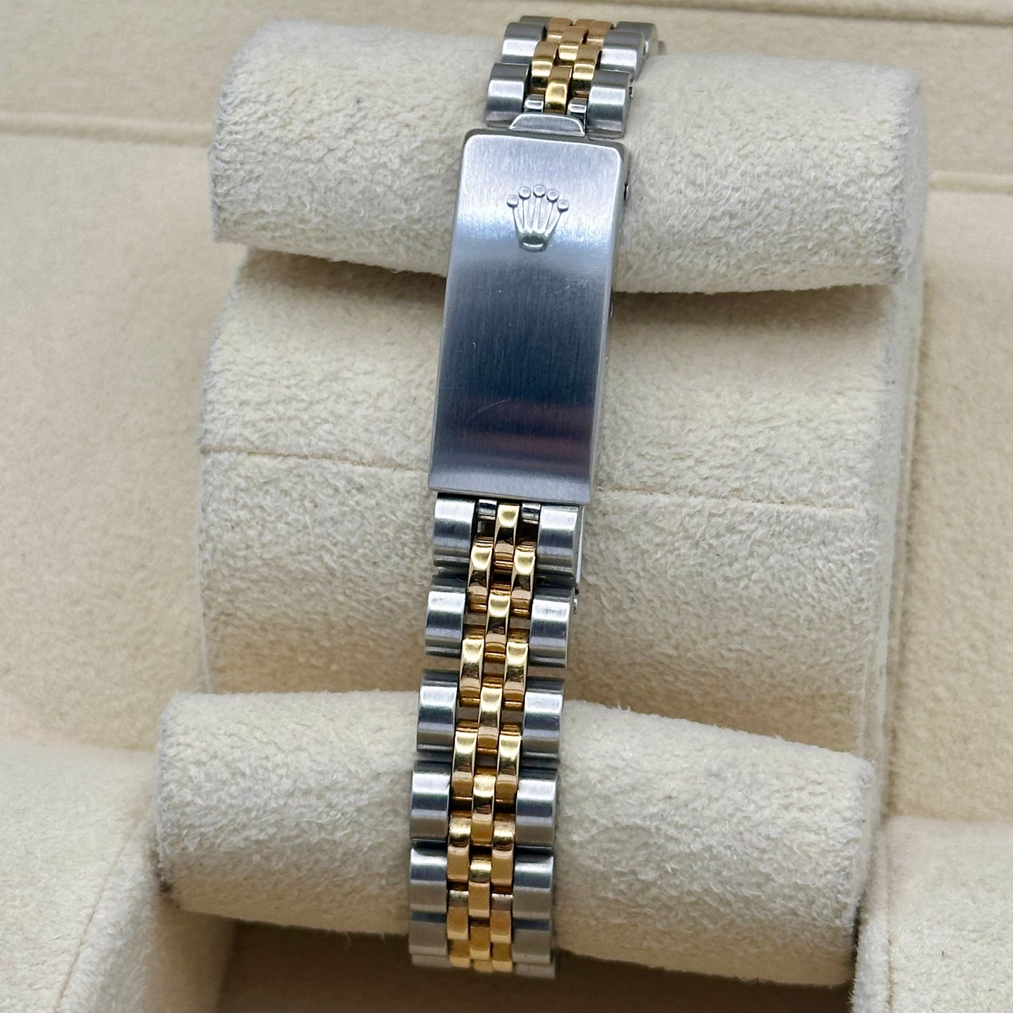 Lady-Datejust 26 White Buckley Diamond Dial 18K Yellow Gold Two Tone Ref 69173G 1988