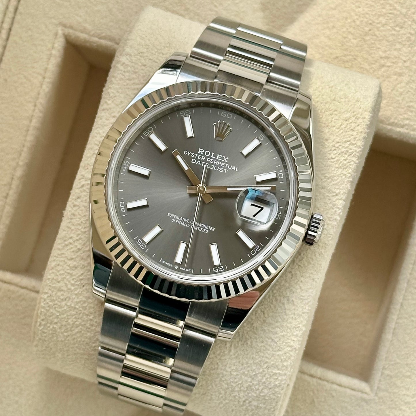 Datejust 41 Rhodium Ref 126334 2021