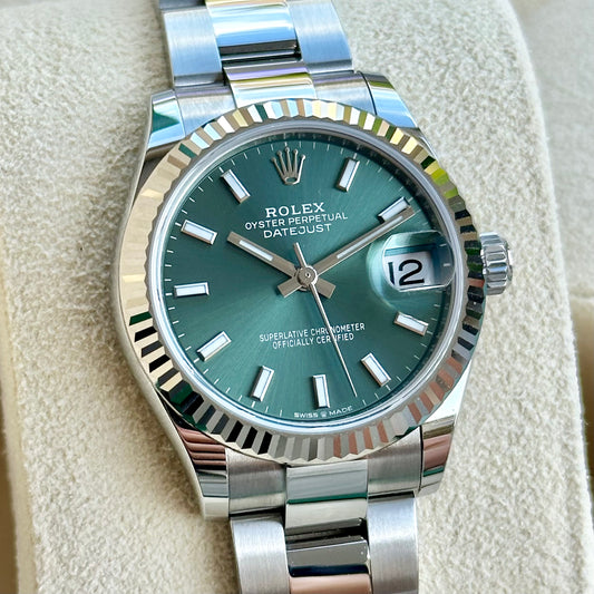 Datejust 31 Mint Green Ref 278274 2023