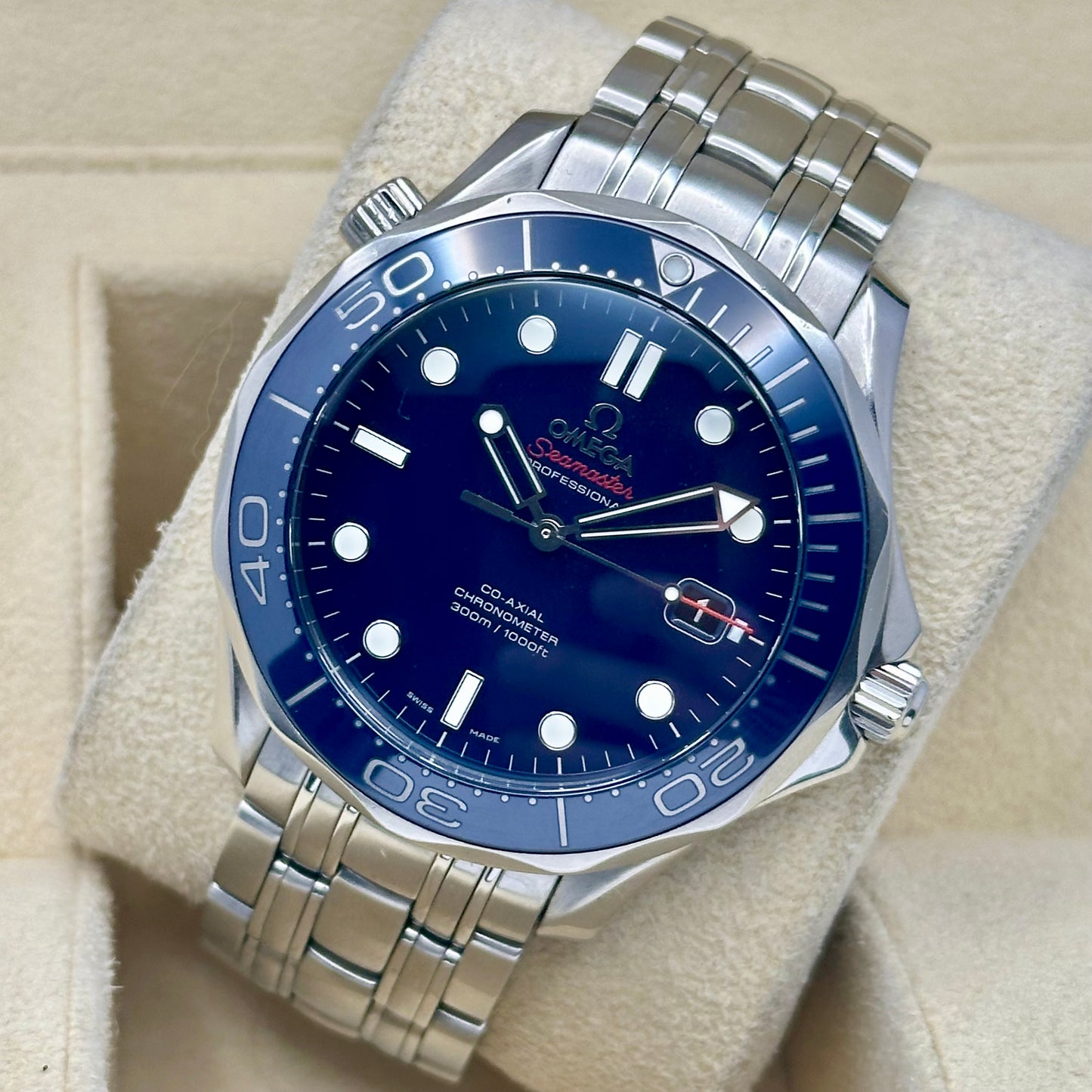Seamaster Professional 300 Co-Axial Blue Ceramic Ref 212.30.41.20.03.001 2015