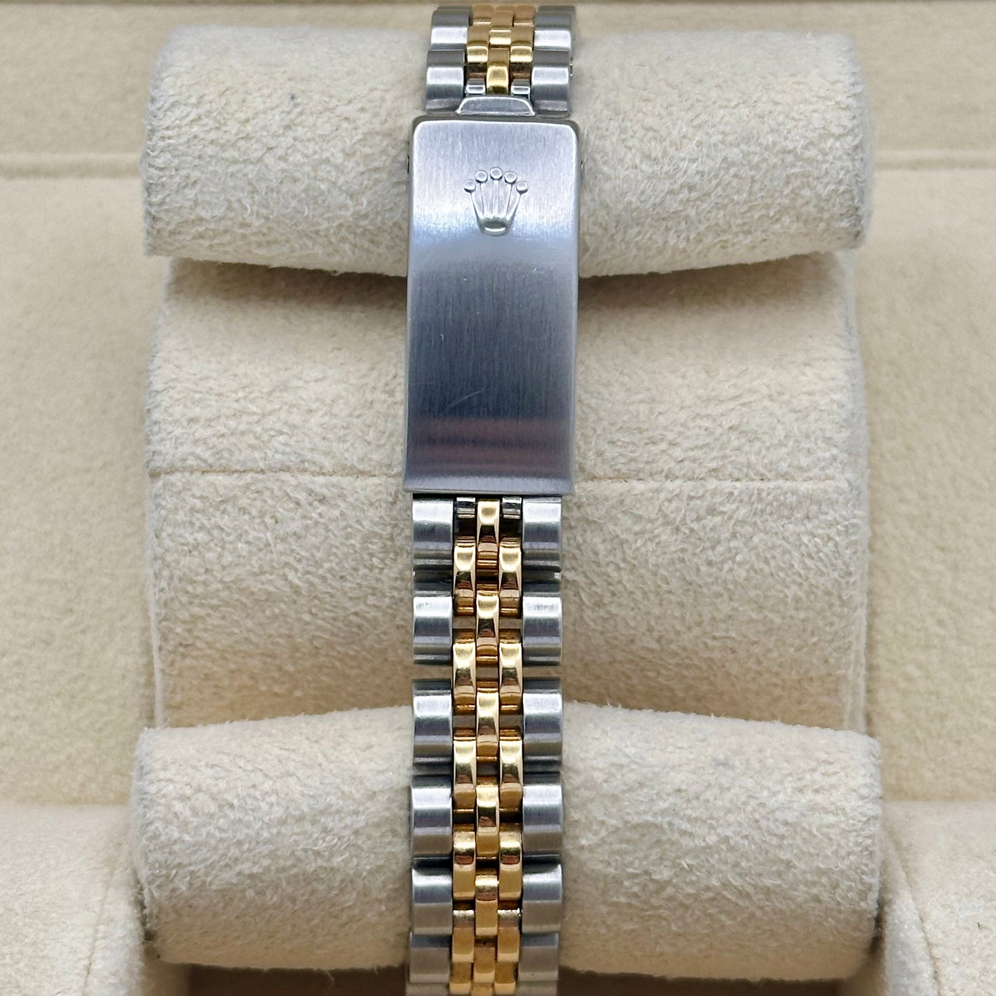 Lady-Datejust 26 White Buckley Diamond Dial 18K Yellow Gold Two Tone Ref 69173G 1988