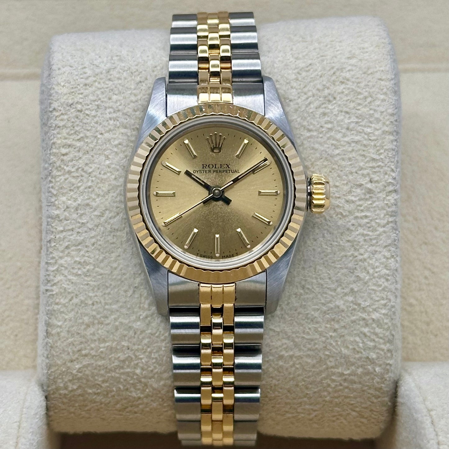 Oyster Perpetual 26 Champagne Dial Ref 67193 1988