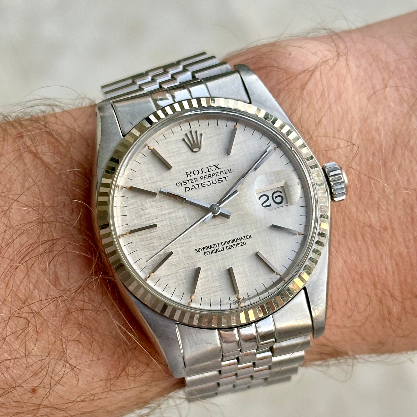 Datejust 36 Linen Ref 16014 1978