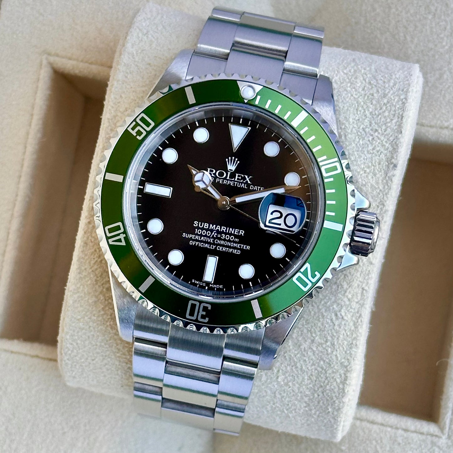 Submariner Kermit Ref 16610LV 2005 RSC 2021