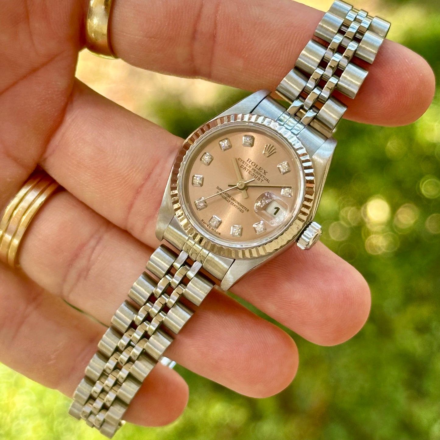 Lady-Datejust 26 Pink Big Diamond Ref 79174G 2004