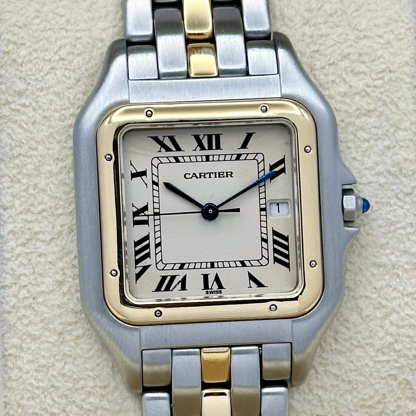 Panthére Single Row Jumbo 18K Yellow Gold Ref 8395 1990