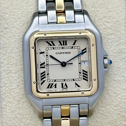 Panthére Single Row Jumbo 18K Yellow Gold Ref 8395 1990