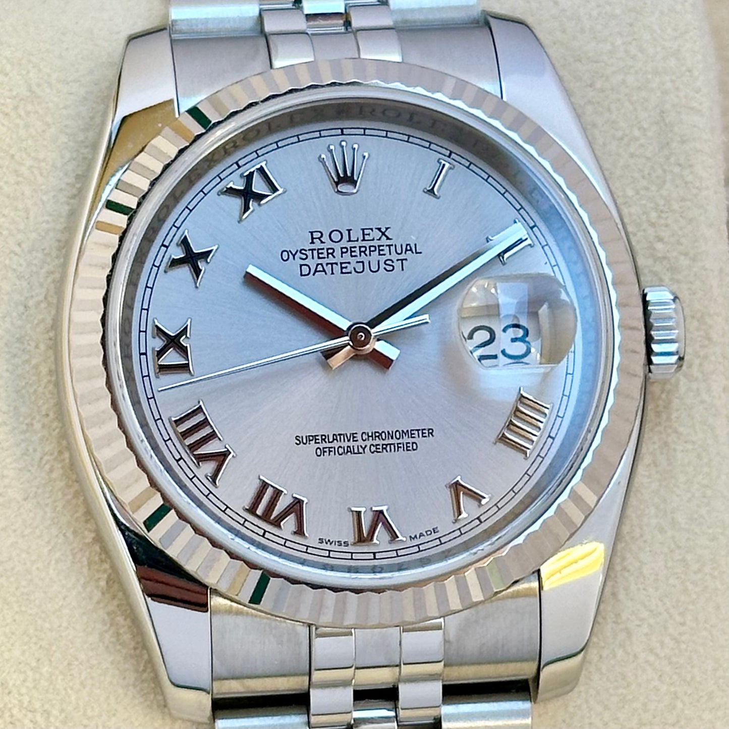 Datejust 36 Silver Romans Ref 116234 2007