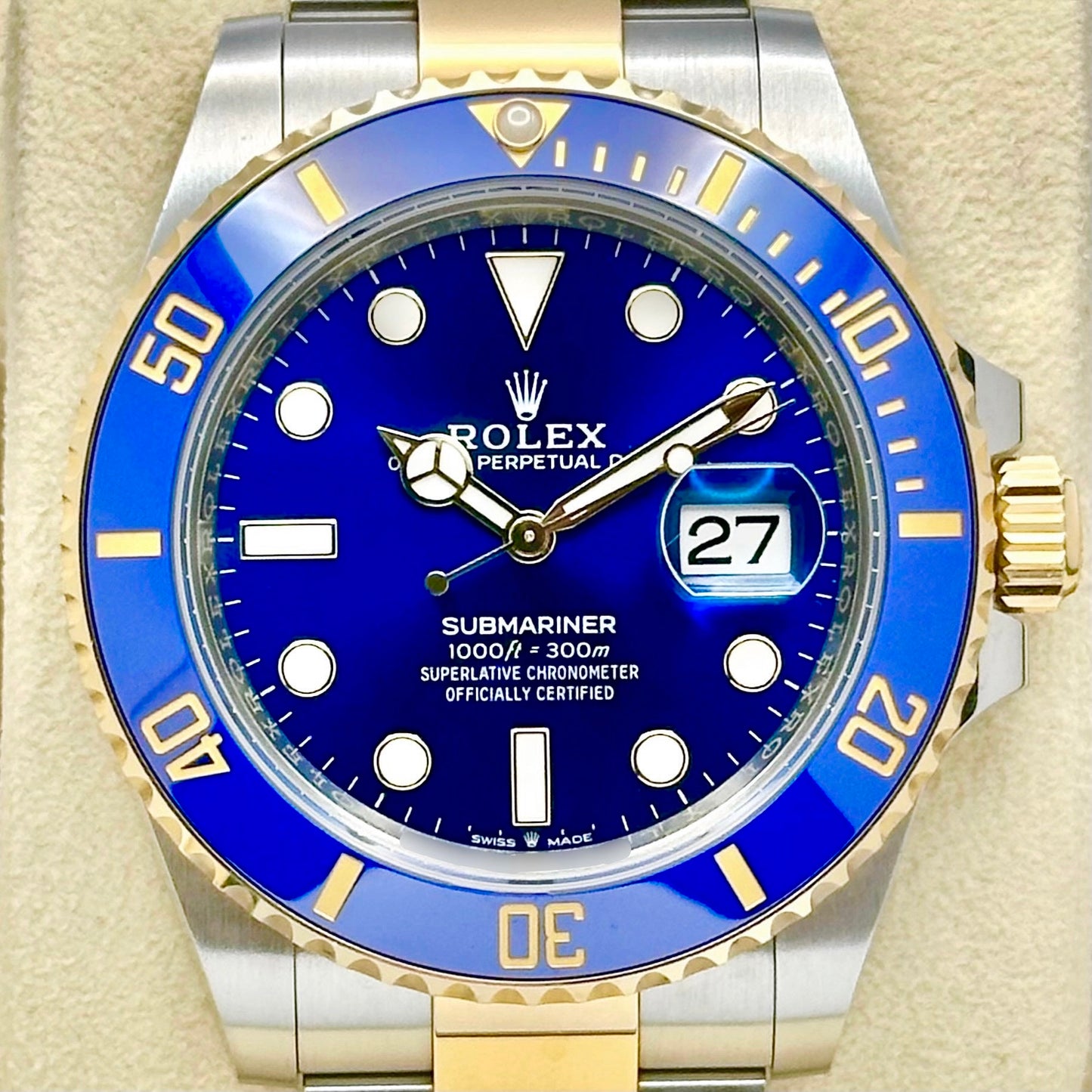 Submariner Date Bluesy Two Tone Ref 126613LB 2022