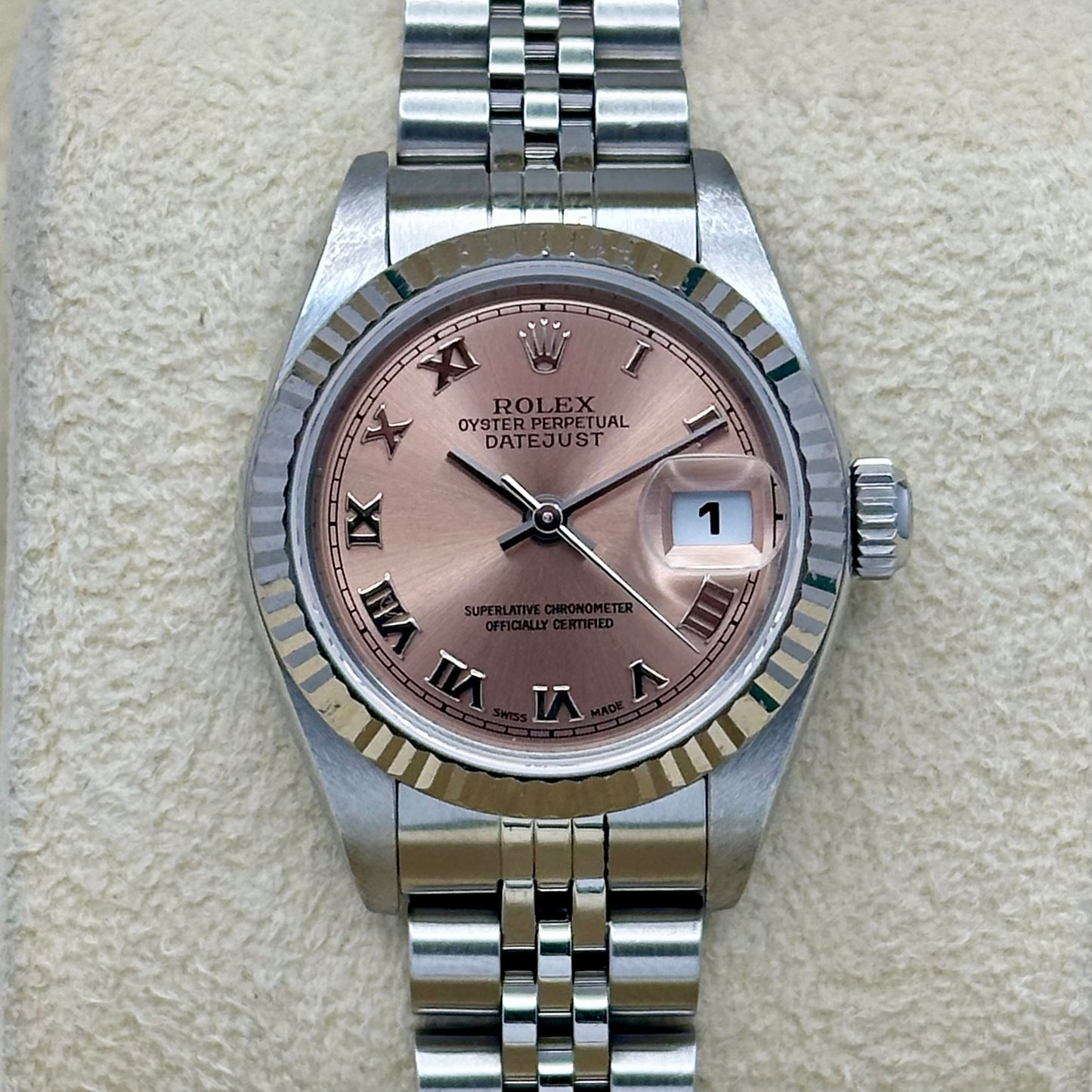 Lady-Datejust 26 Pink Romans Ref 79174 2004