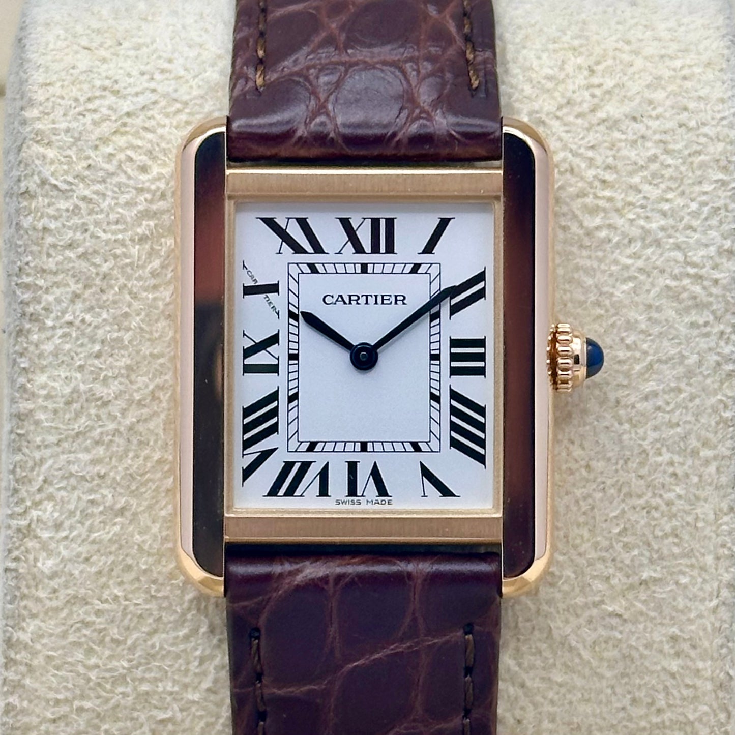 Tank Solo White Romans 18K Rose Gold Ref W5200024 2021