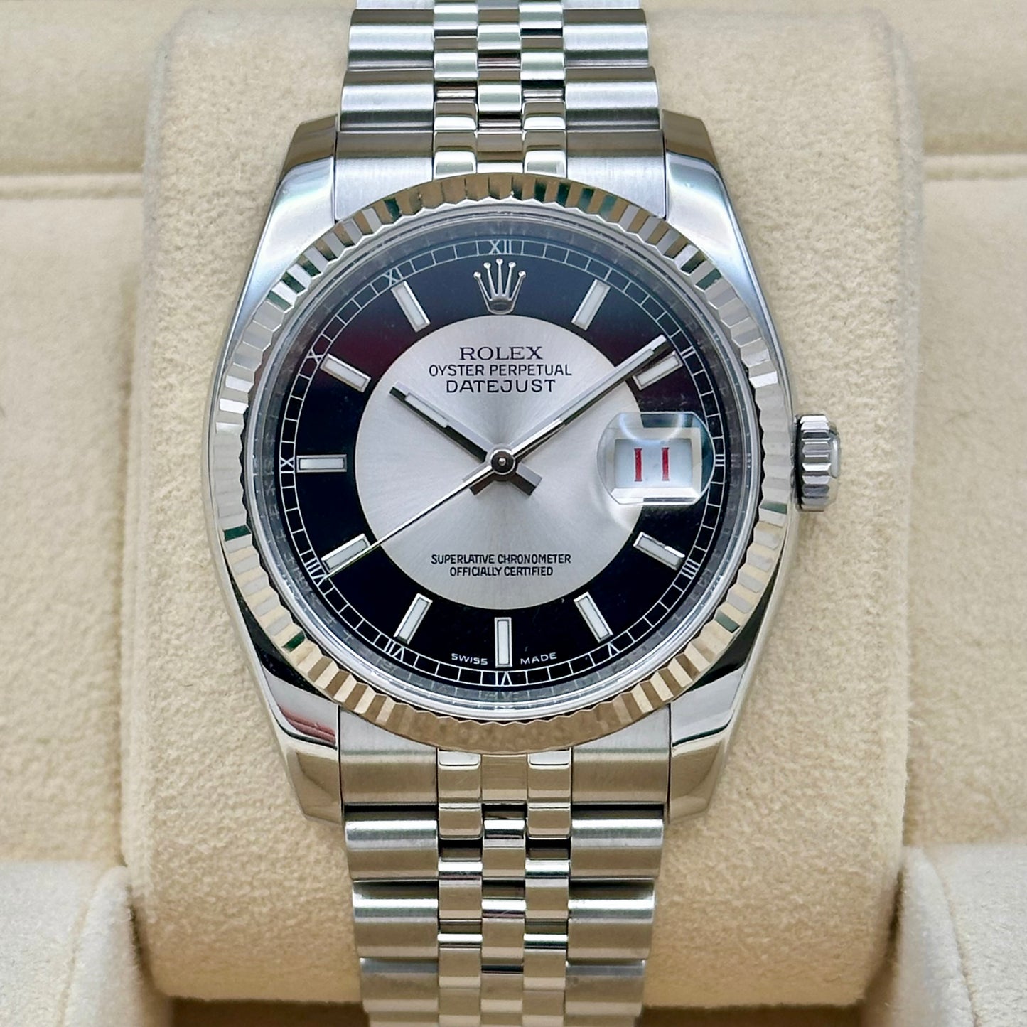 Datejust 36 Tuxedo Roulette Ref 116234 2013