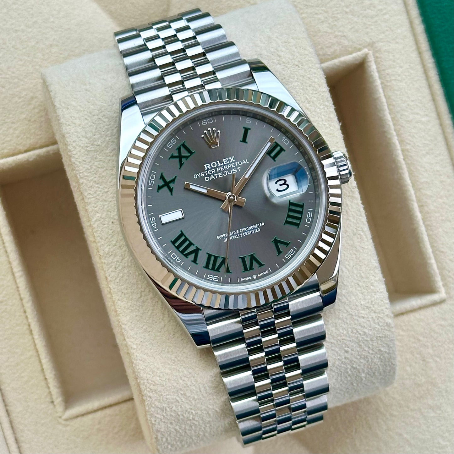 Datejust 41 Wimbledon Dial Ref 126334 2021