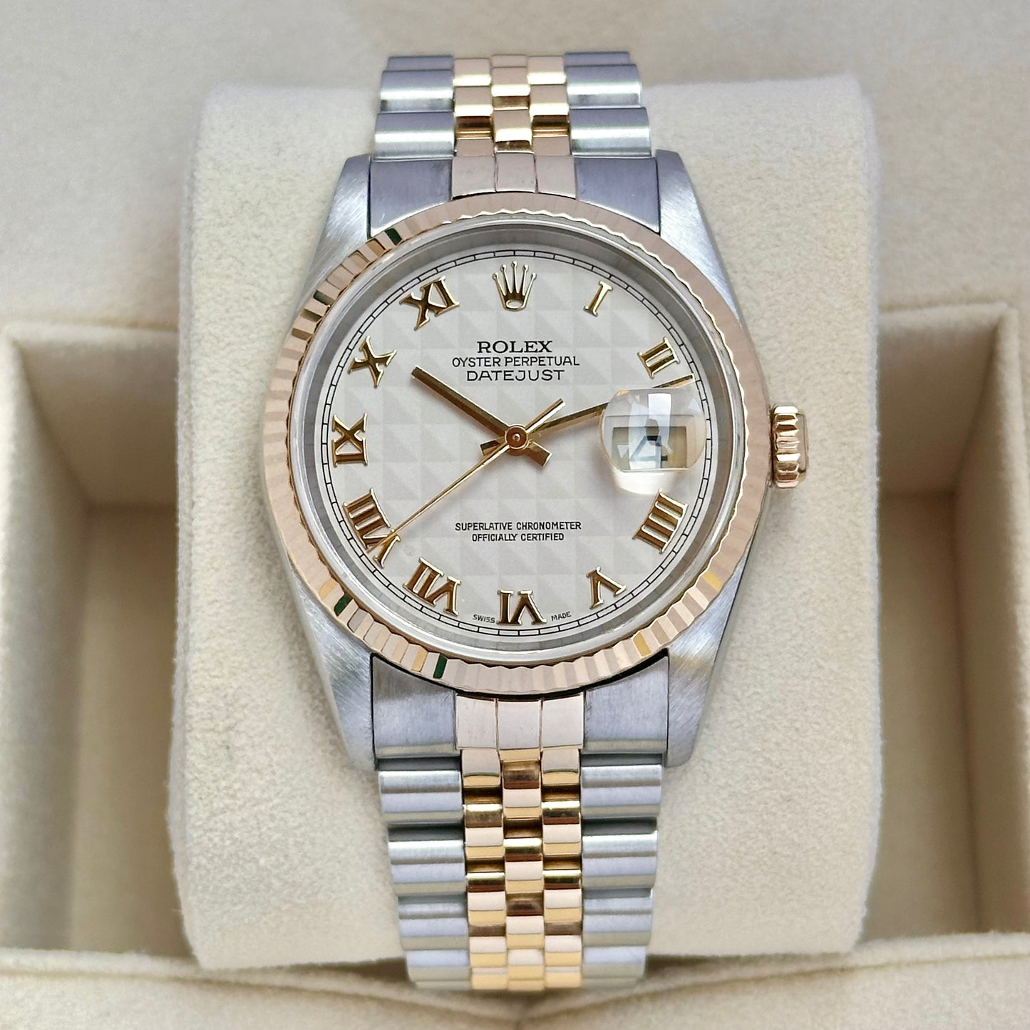 Datejust 36 Pyramid Dial Ref 16233 1996