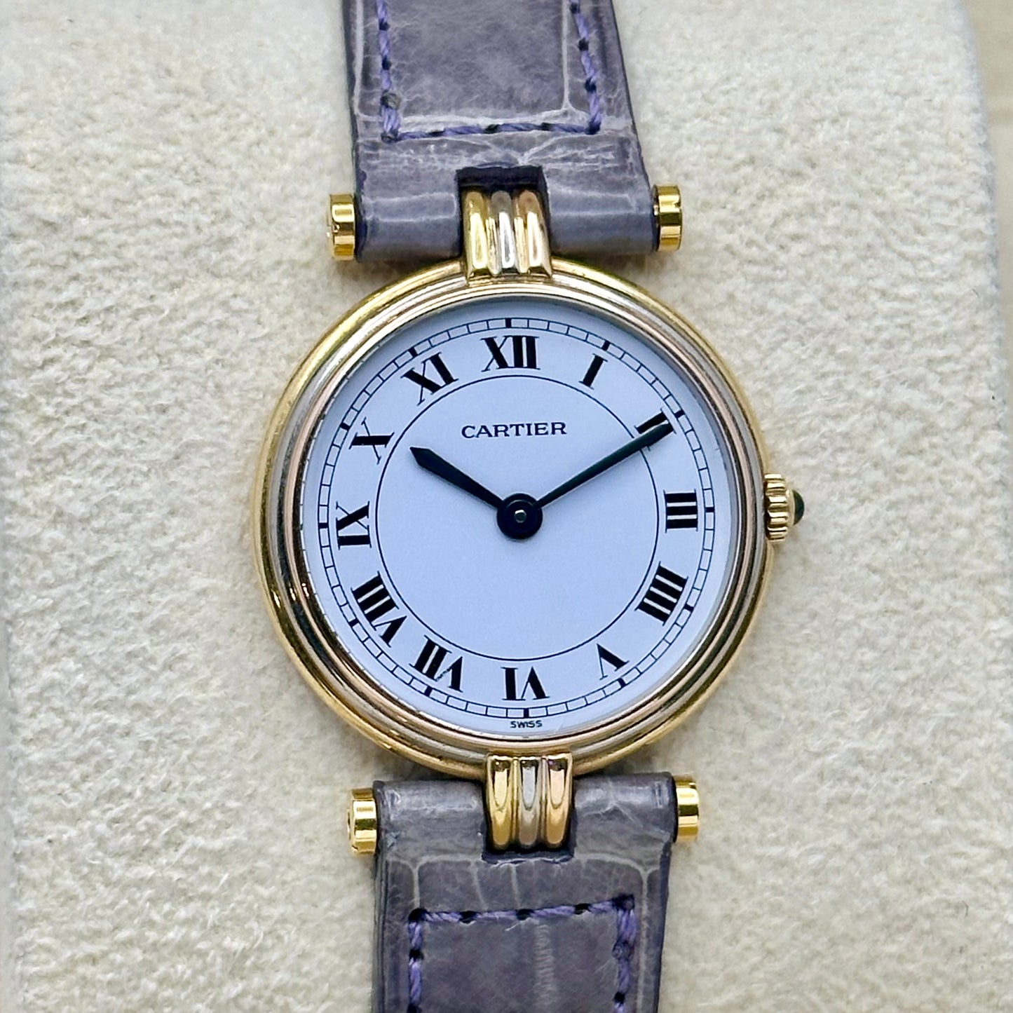 Vendome Trinity 18K Gold White Romans Ref 81004 1990