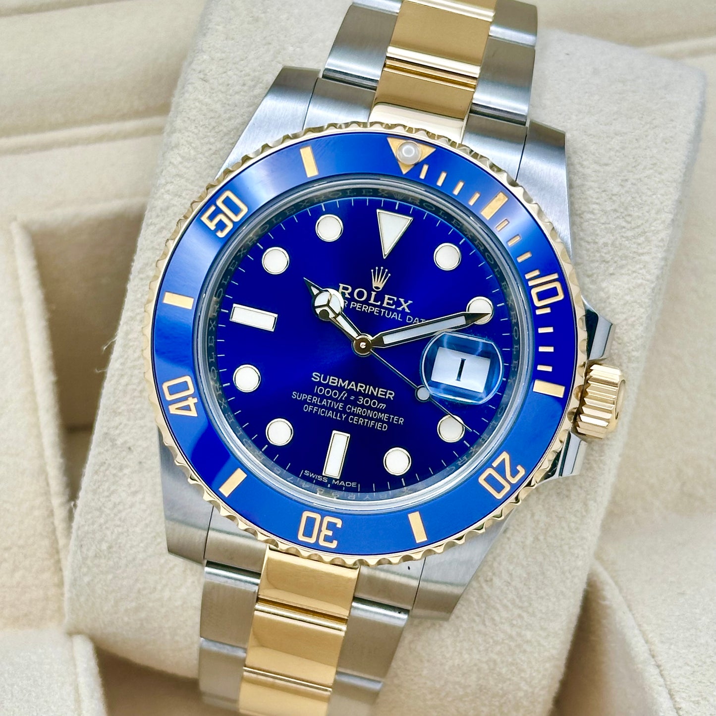 Submariner Date Sunburst Bluesy Ref 116613LB 2020