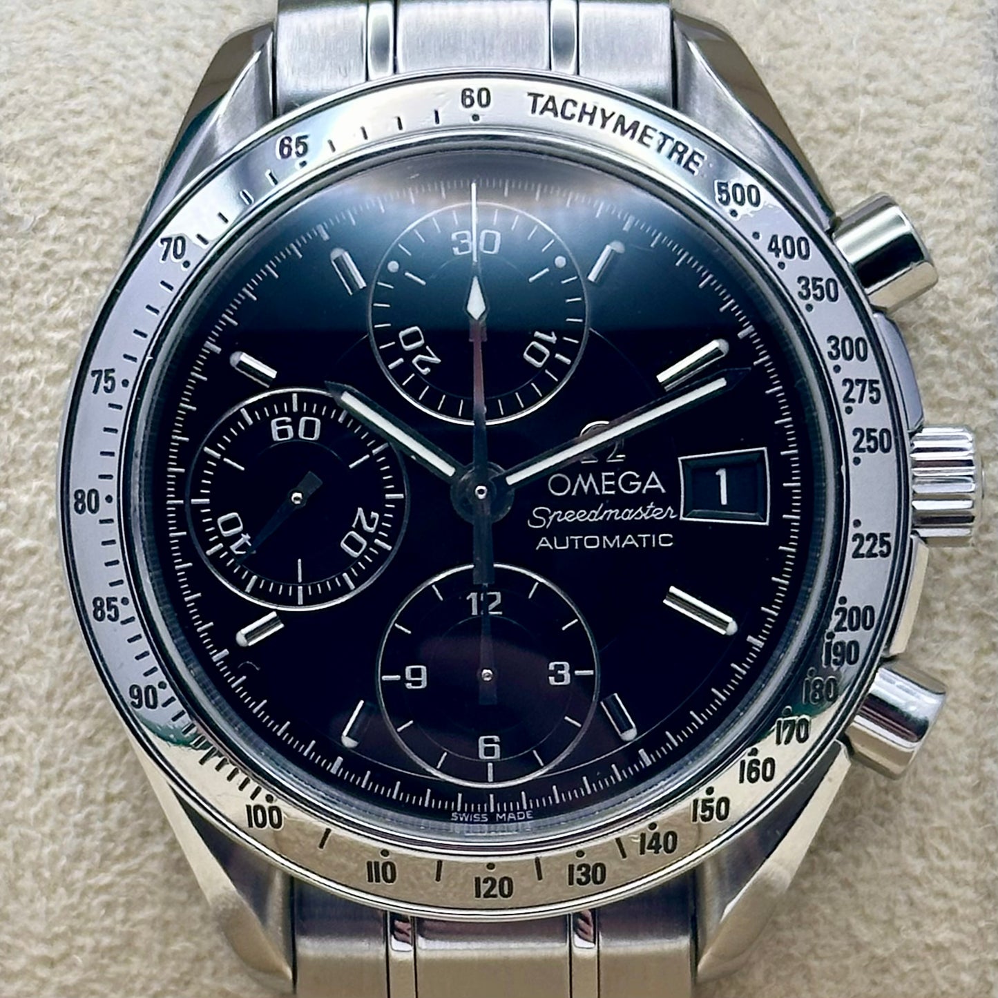 Speedmaster Date Automatic Black Dial Ref 3513.50 2003