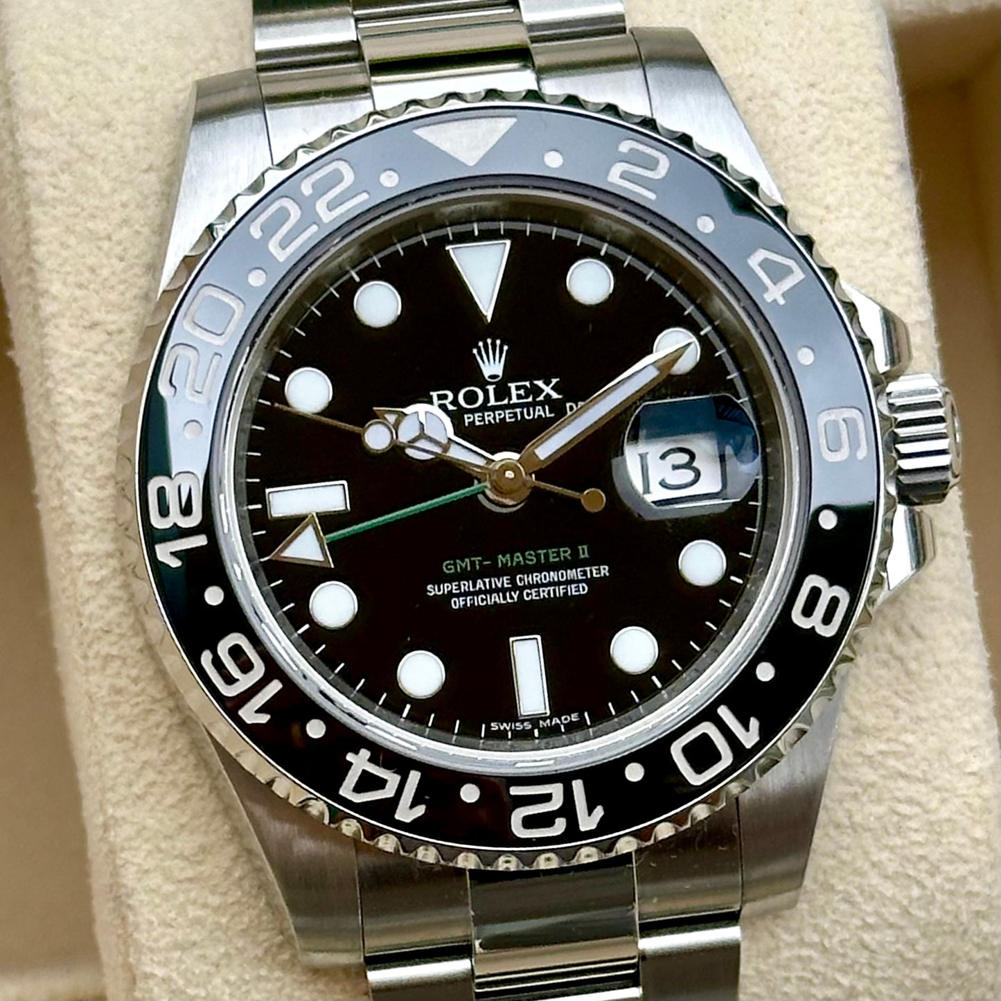 GMT Master II Green Arrow Ref 116710LN 2007 RSC 2022