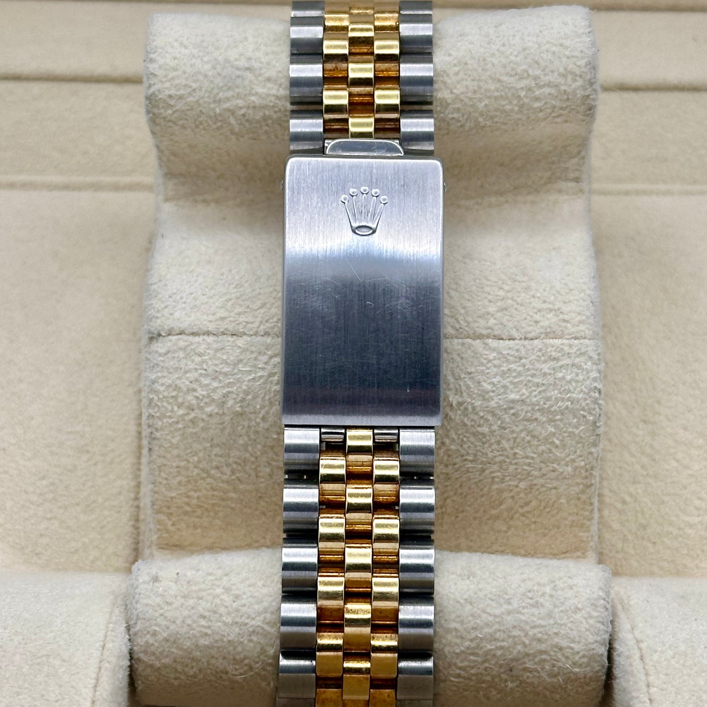 Datejust 36 Linen 18K Yellow Gold Ref 16013 1983