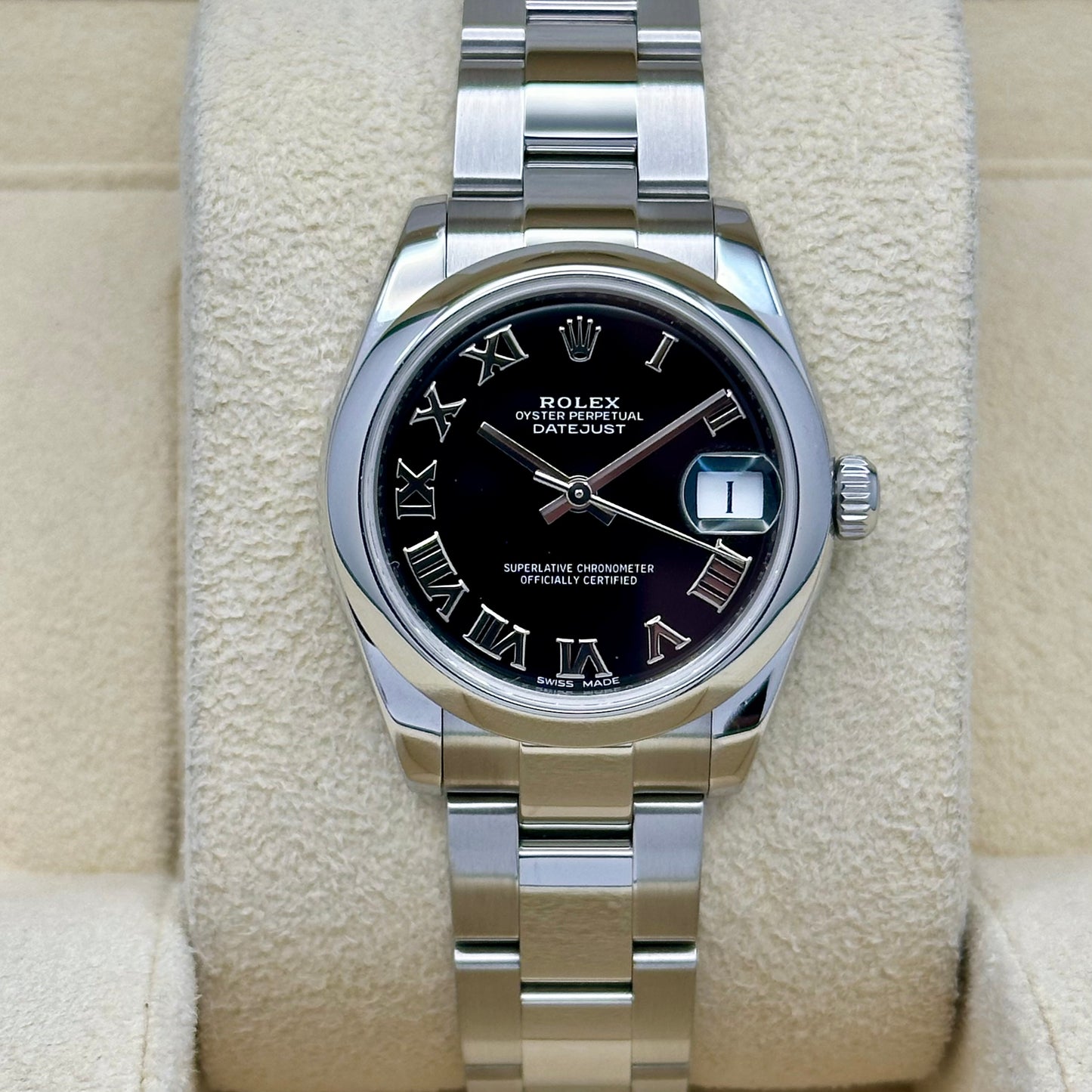 Datejust 31 Black Romans Ref 178240 2019