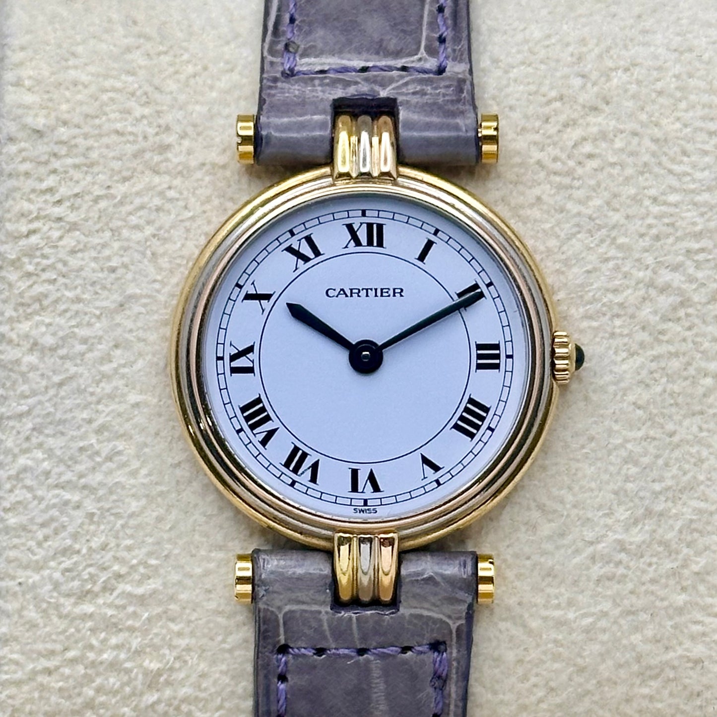 Vendome Trinity 18K Gold White Romans Ref 81004 1990
