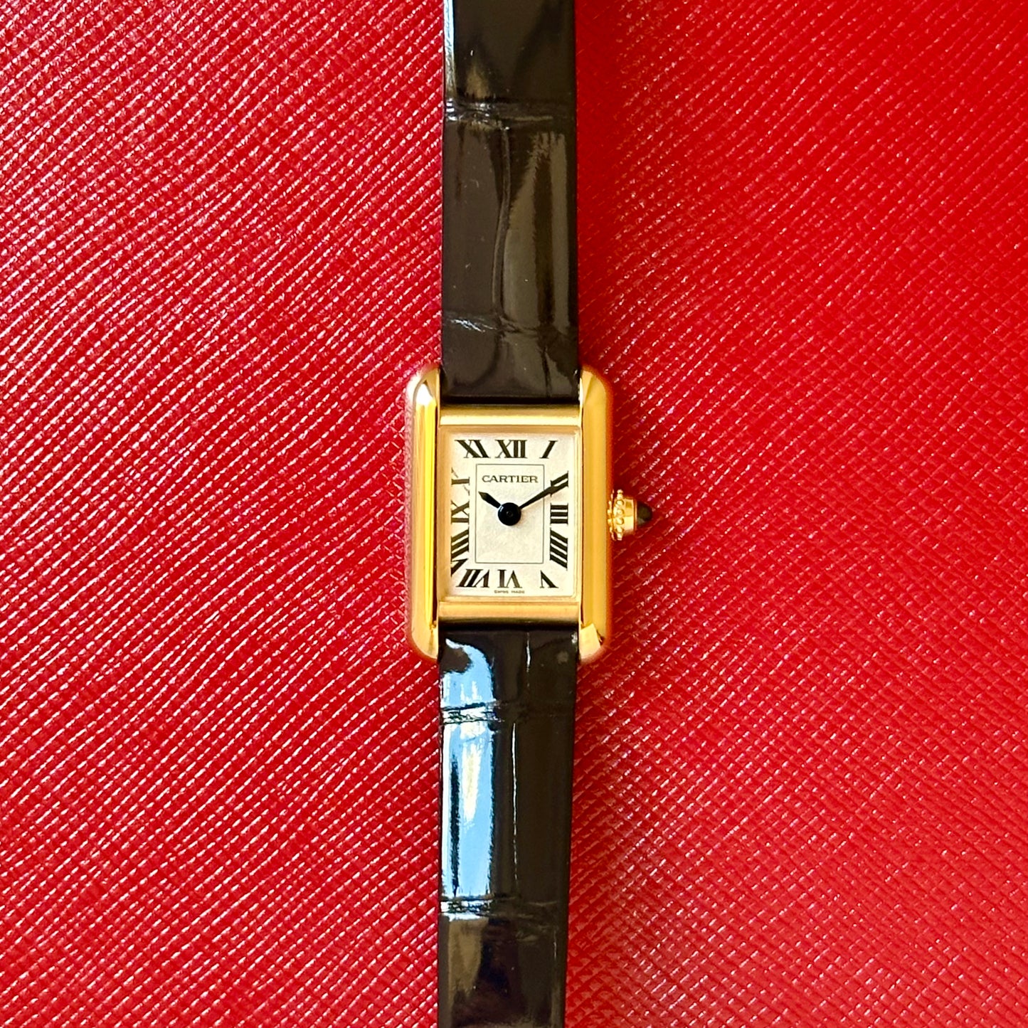 Tank Louis Mini 18K Yellow Gold White Romans Ref WGTA0352 2025