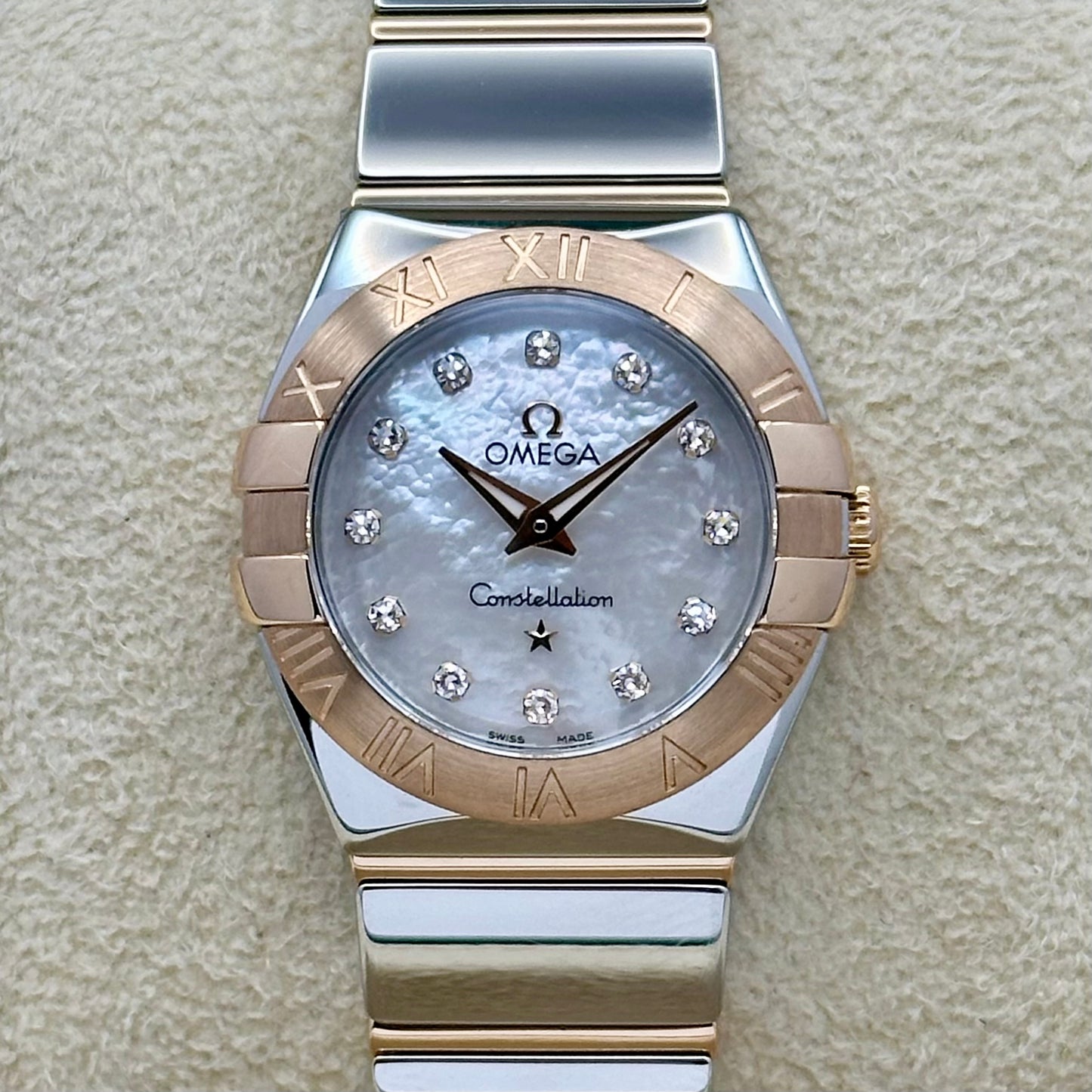 Constellation Ladies Mother Of Pearl Diamond Dial Ref 131.20.25.60.55.001