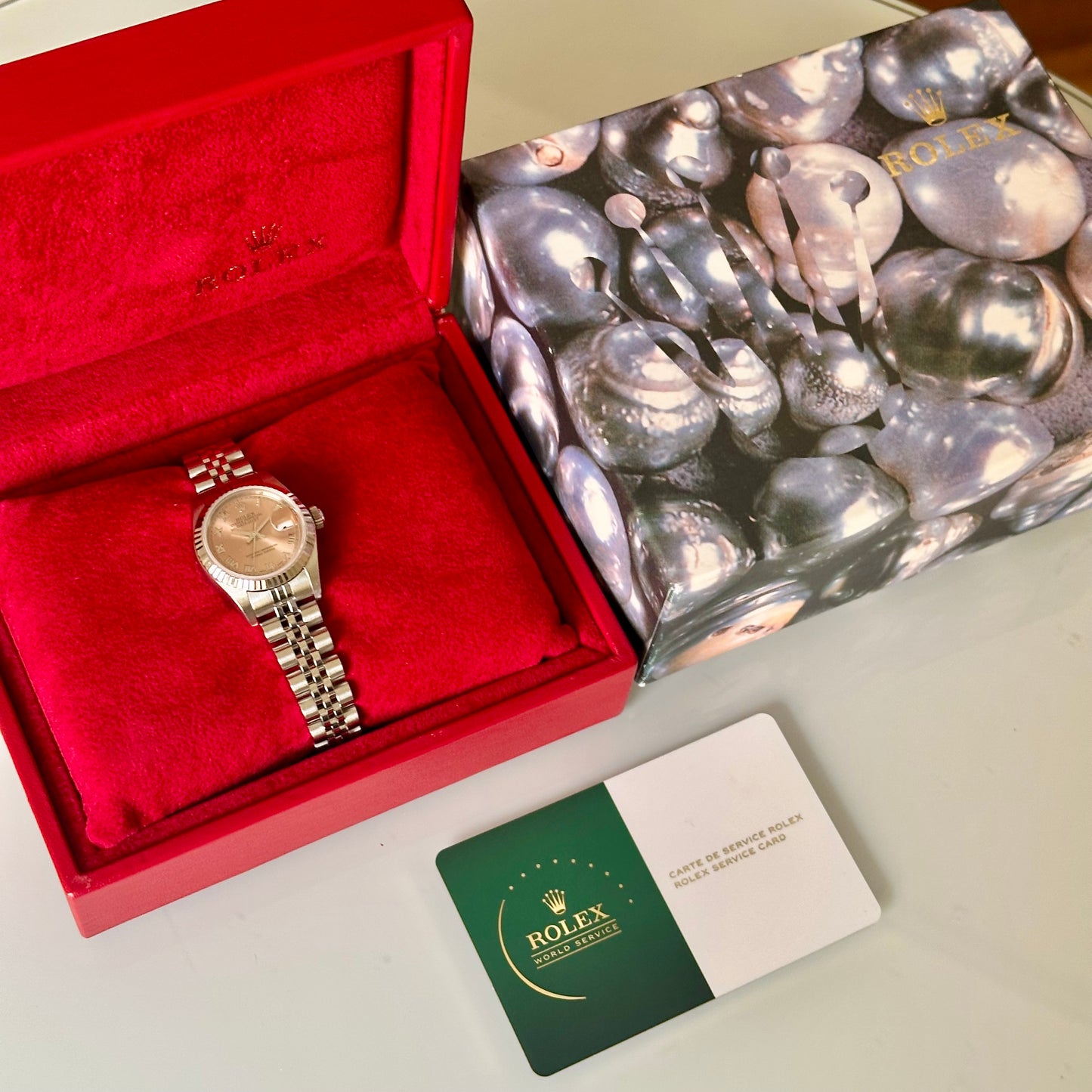 Lady-Datejust 26 Pink Romans Ref 79174 2004