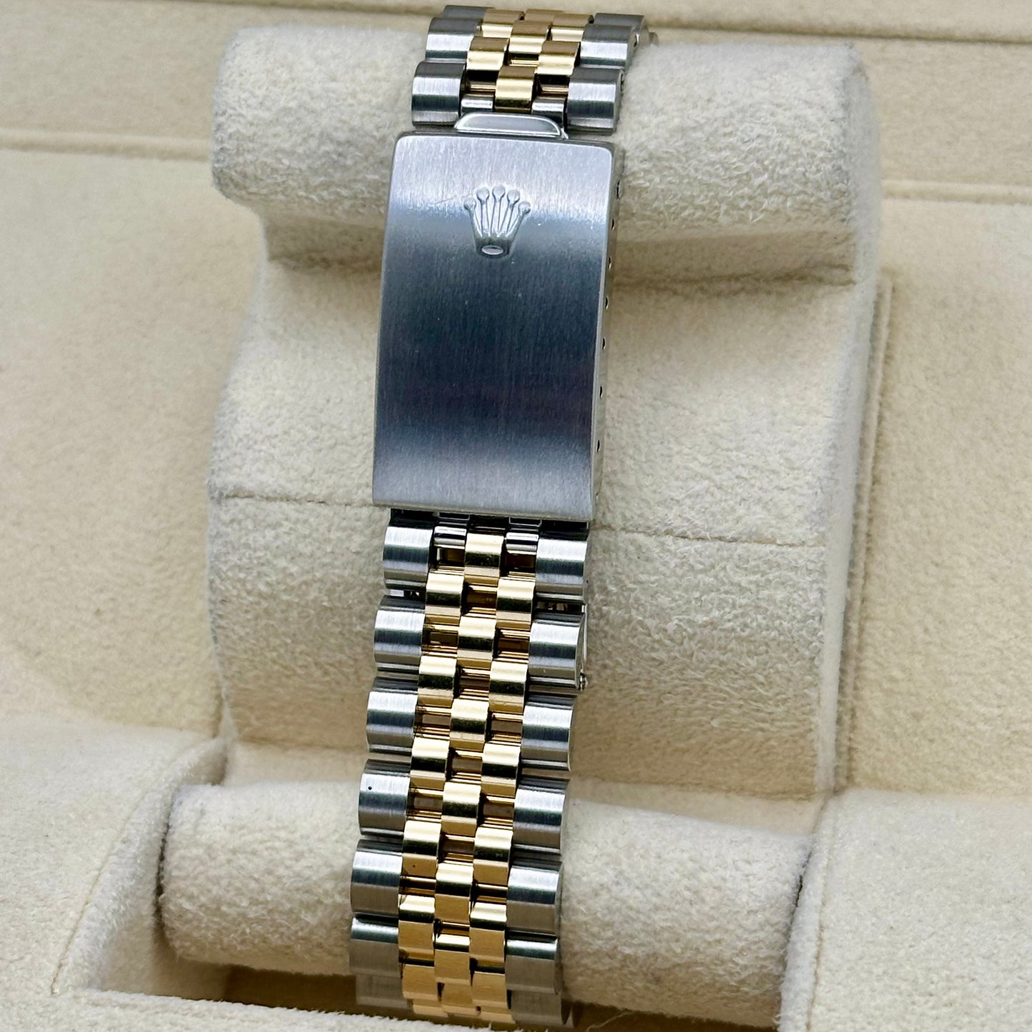 Datejust 36 Blue Vignette Diamond 18K Yellow Gold Ref 16233G 1991