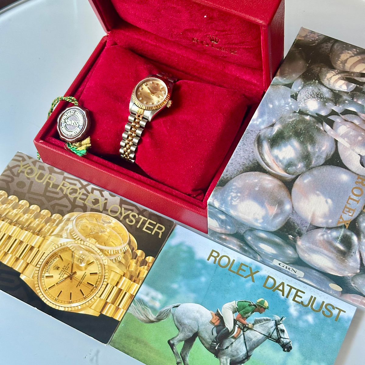 Lady-Datejust 26 Champagne Diamond Ref 69173G