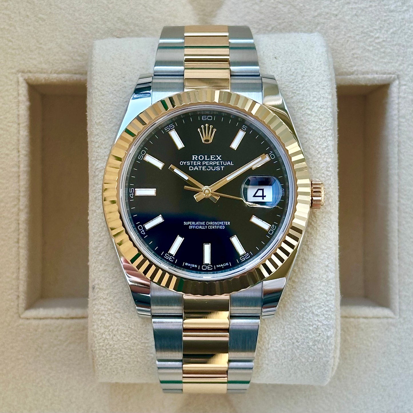 Datejust 41 Black Two Tone Ref 126333 2019