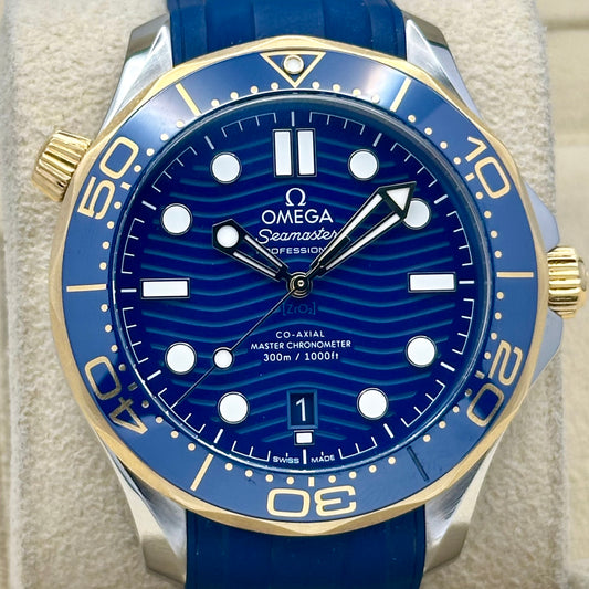 Seamaster 300 Blue 18K Yellow Gold Ref 210.22.42.20.03.001 2023