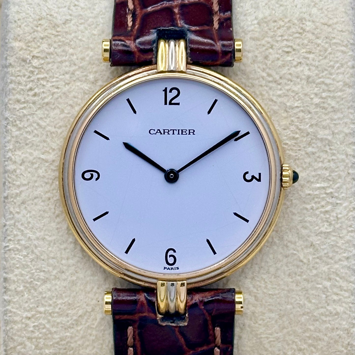 Vendome Trinity White Dial 18K Gold Ref 81003