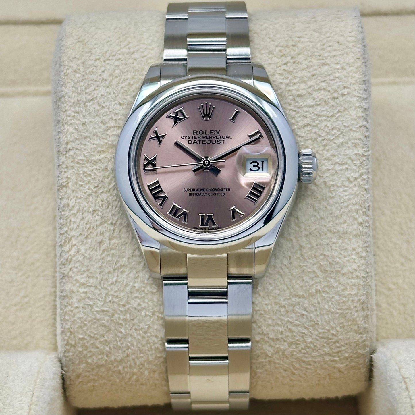 Lady-Datejust 28 Pink Romans Ref 279160 2017