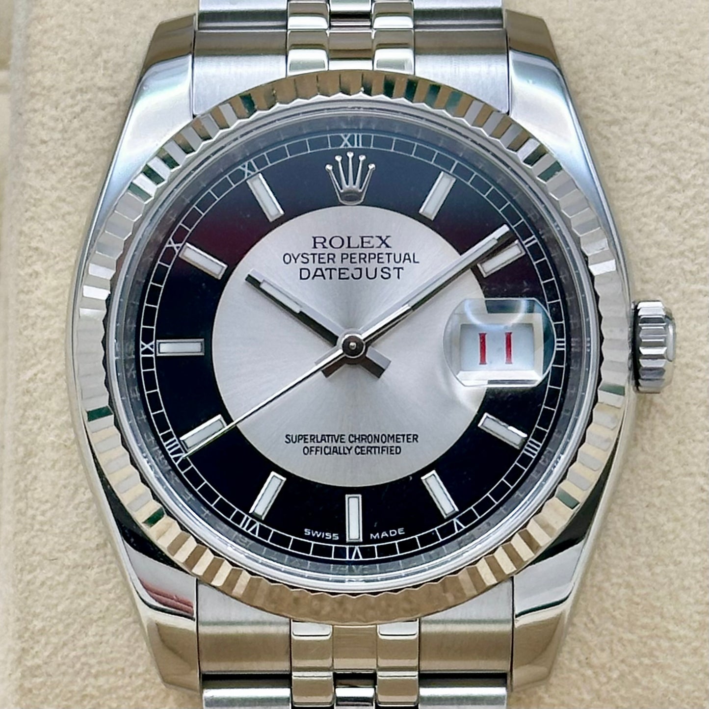 Datejust 36 Tuxedo Roulette Ref 116234 2013