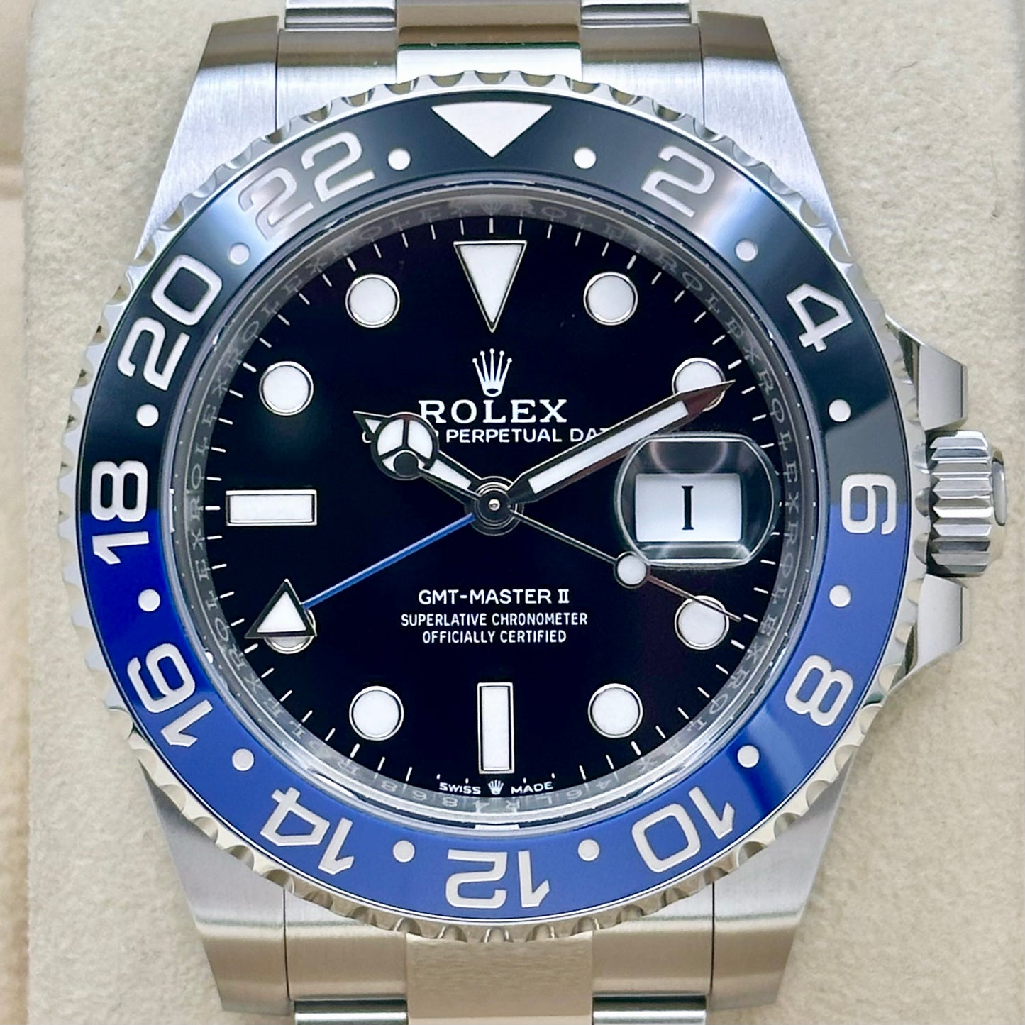 GMT Master II Batman Ref 126710BLNR 2024