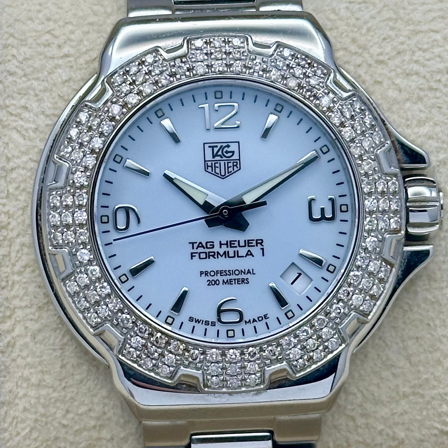 Forumula 1 Ladies Factory Diamond Bezel Ref WAC1215.BA0852 2011
