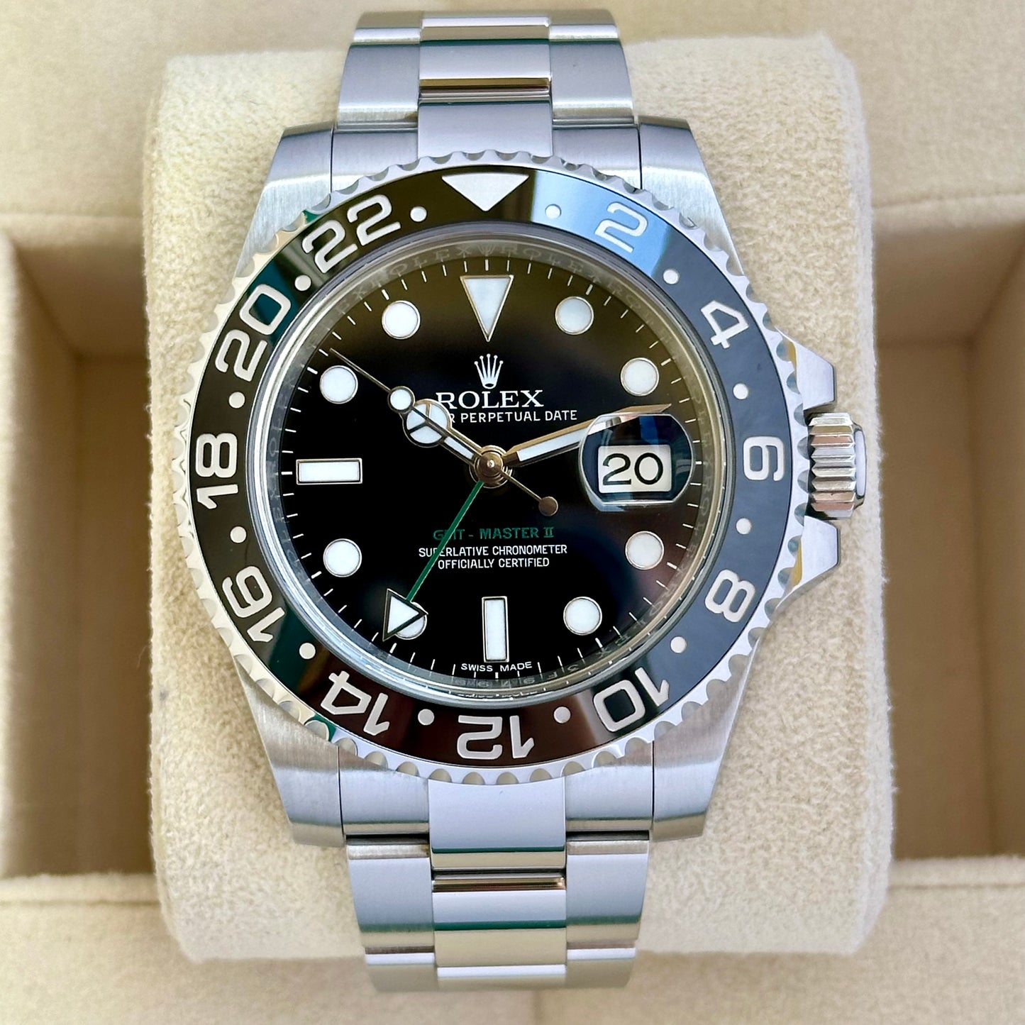 GMT Master II Green Arrow Ref 116710LN 2013