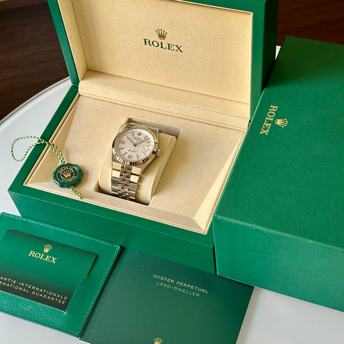 Land-Dweller 40 18K White Gold Ref 127334 2026