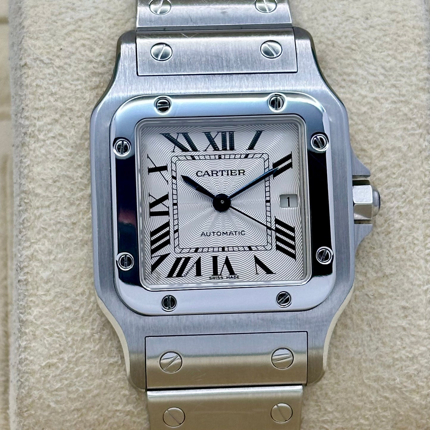 Santos Galbee Guilloché Automatic Ref 2319