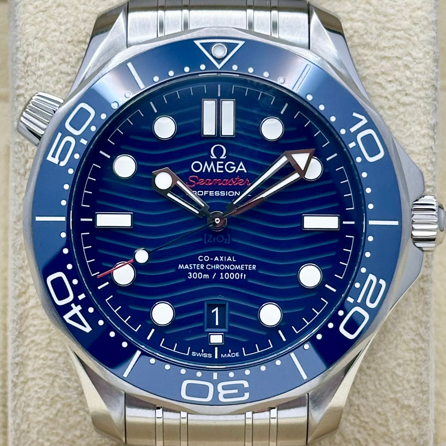 Seamaster 300 Blue Ceramic Ref 210.30.42.20.03.001 2021