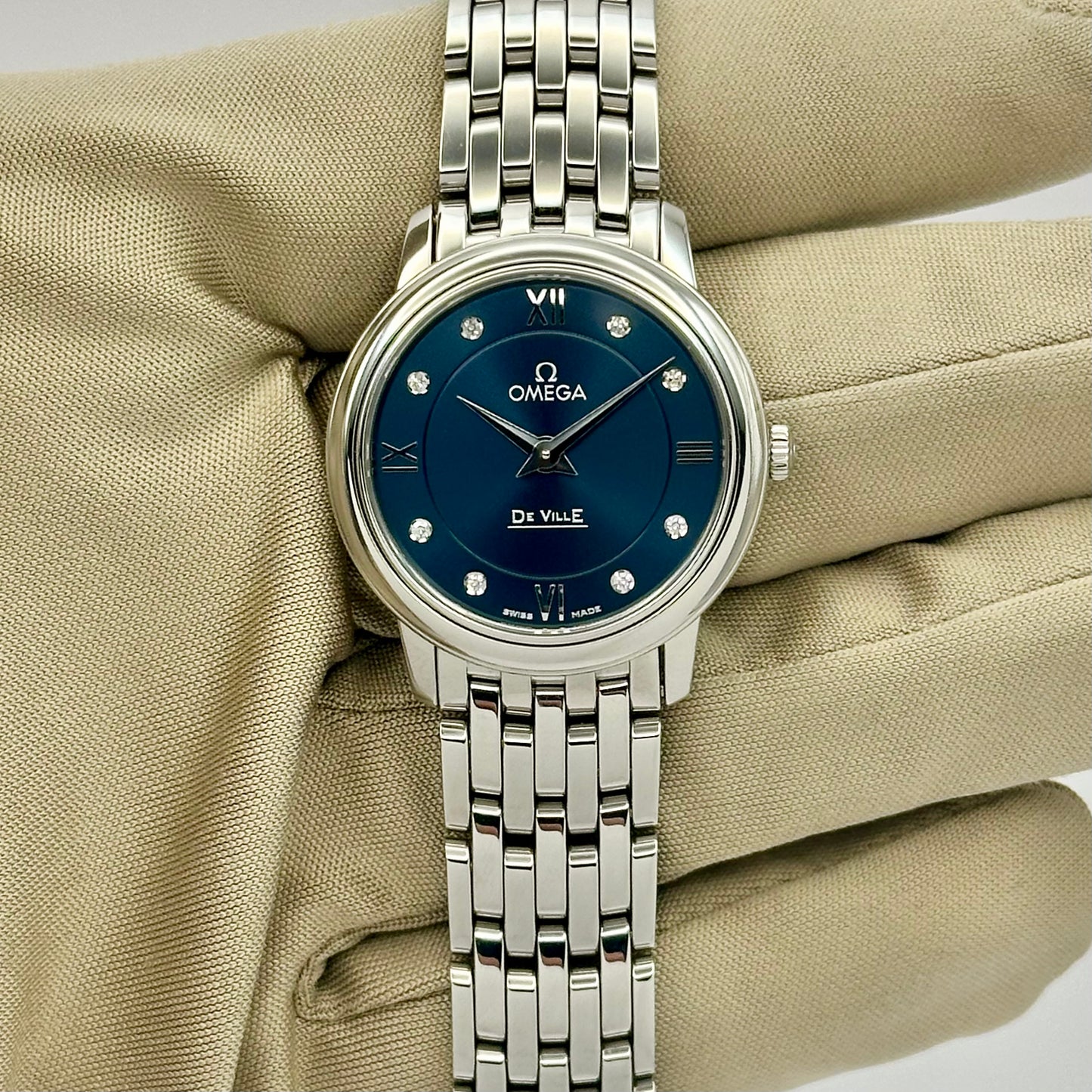 De Ville Prestige Ladies Blue Diamond Ref 424.10.27.60.53.001 2024