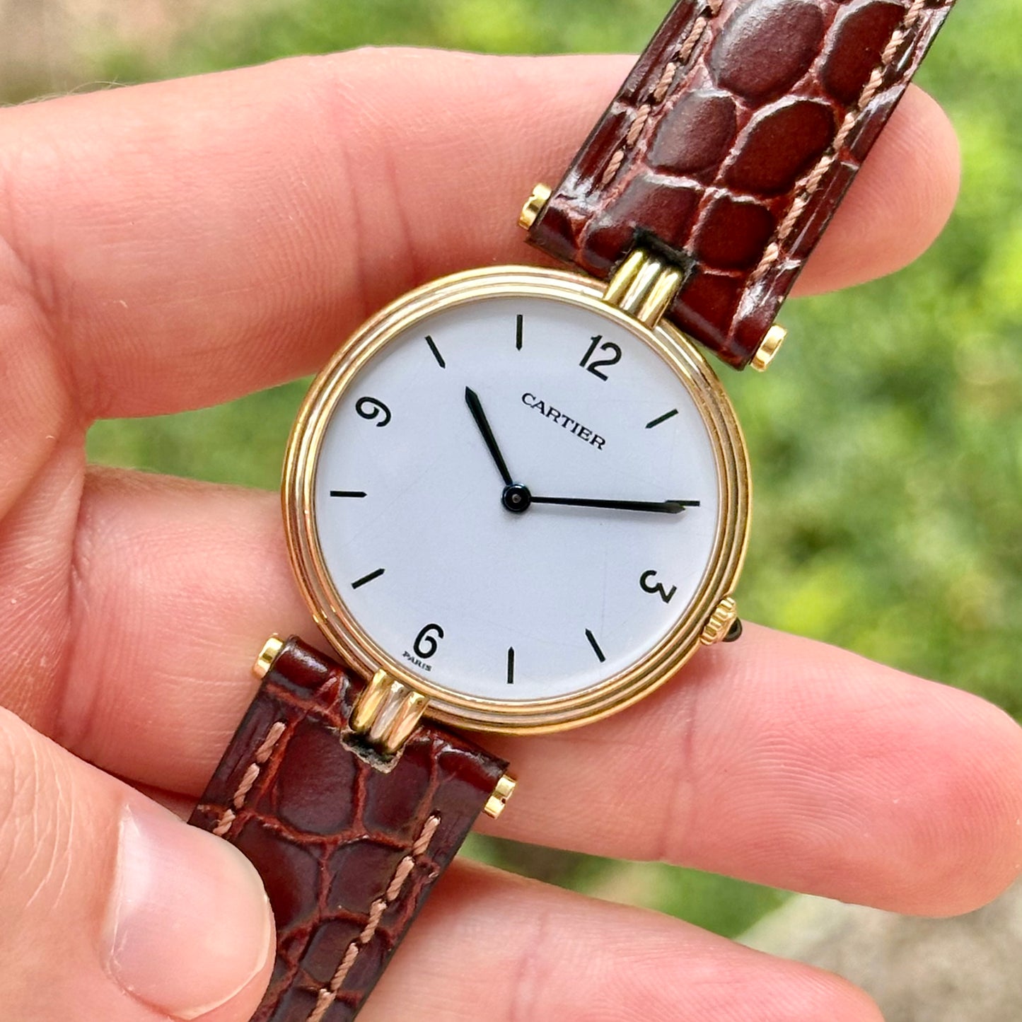 Vendome Trinity White Dial 18K Gold Ref 81003